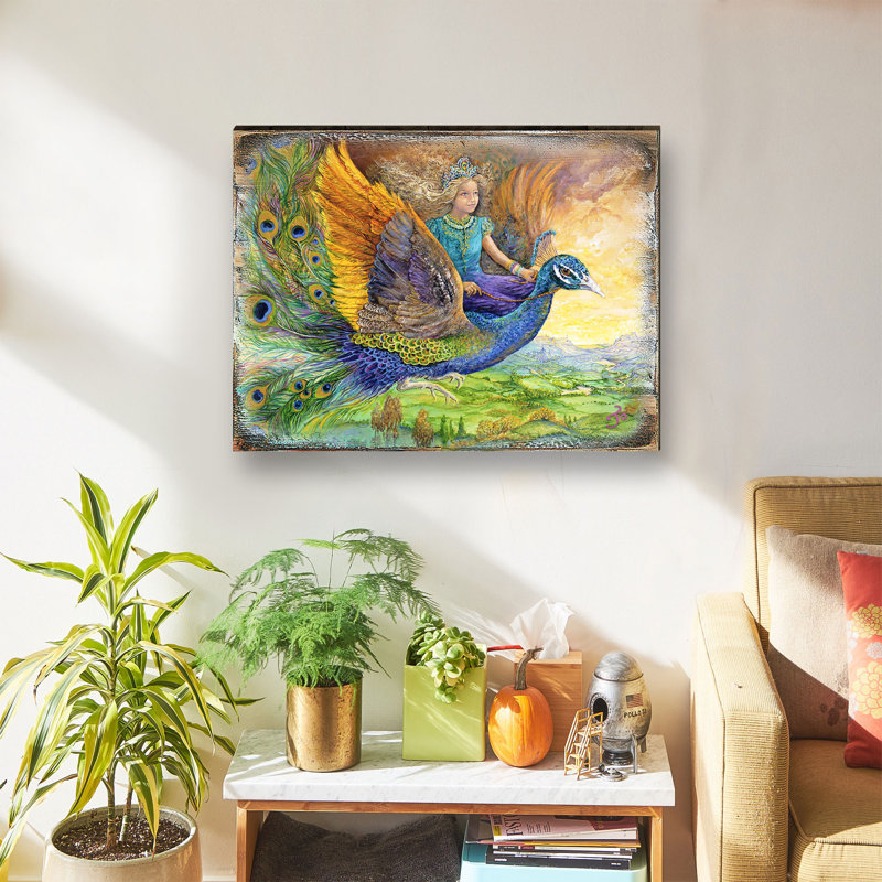 Princess peacock, H 24 po x l 18 po x P 1 po