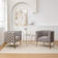 Fauteuil demi-tonneau en velours de 29,9 po Cristen-1636014196-1669613671