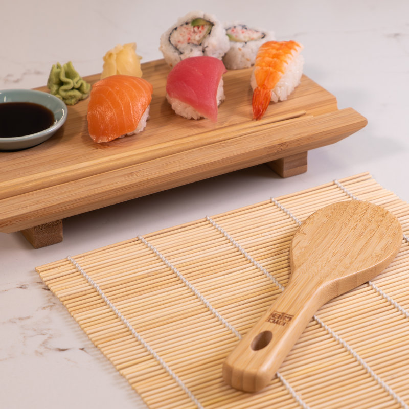 Joyce Chen Sushi Board And Sushi Roller Set
