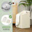 Bamboo Cabinet Laundry Hamper with Handles