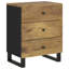 Alberta 55cm W Metal Bedside Table