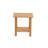 16.7'' High Compact Side Table, Sturdy Slatted Design For Backyard, Deck, Balcony, Garden Nook-2009245141
