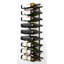 18 Bottle Wall Mounted Wine Bottle Rack Black-18026294