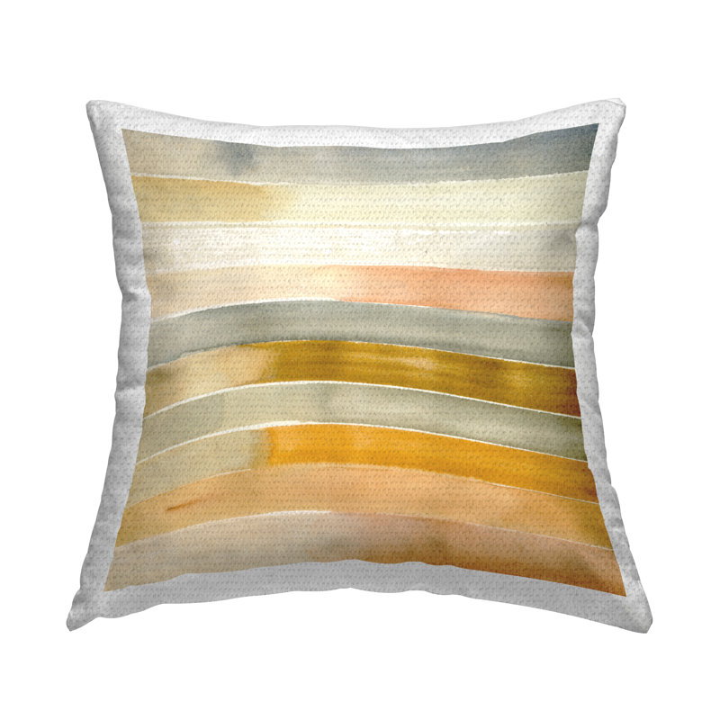 Coussin d'extérieur Radiant Ombre Stripes