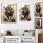 Buffalo Majestic Bison - Bison, impression d'art mural-440871218-440871219