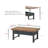 Pomona 4-Piece Living Room Set with Lift Top Coffee Table, Console Table and Two End Tables