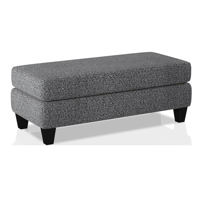 Repose-pieds de style contemporain avec repose-pieds en chenille 1pc, Lin lin