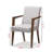 Debussy Upholstered Accent Chair in Greyish Beige Fabric, 35.83'' H X 22.64'' W X 24.61'' D-1467350211