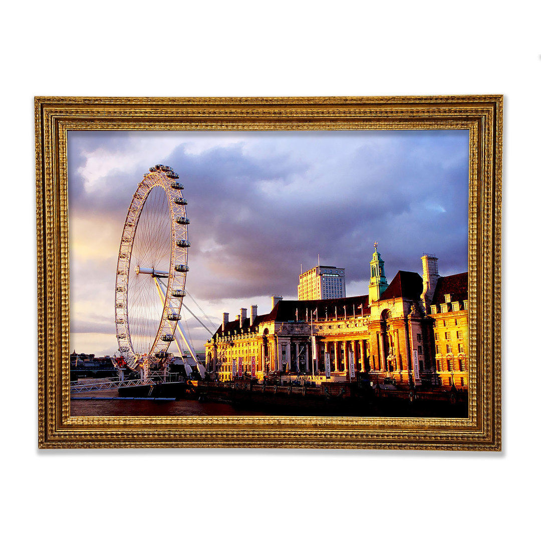 London Eye Morgenlicht - Druck