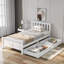 Peaks Solid Wood Storage Bed-1660528271