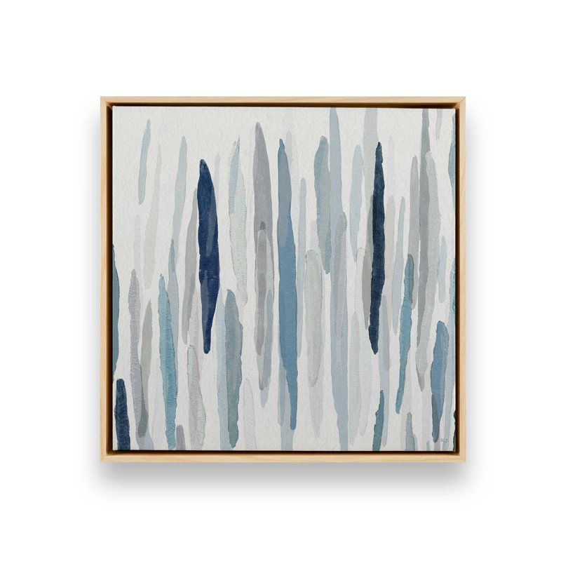 Blues rythmique v1, Toile encadrée «American Maple Floater», H 32,75 po x l 32,75 po x P 1,75 po