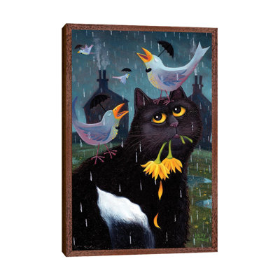 Singing In The Rain by Vicky Mount - Painting on Canvas