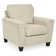Verly Upholstered Armchair with Ottoman