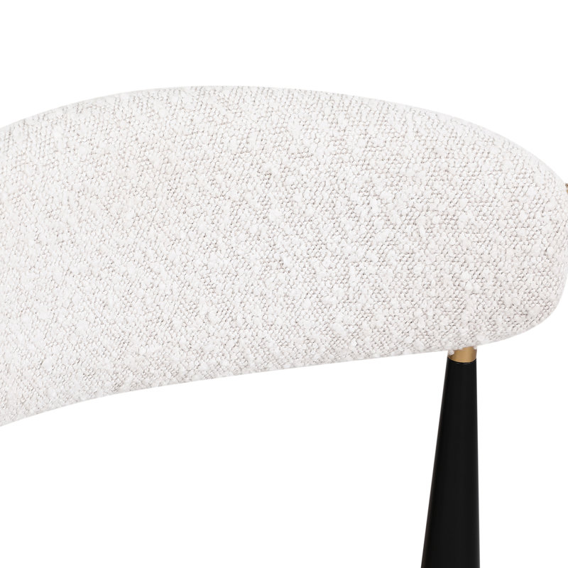 2 comptoirs, tissu beige rembourré avec des pieds en fer pour la cuisine moderne, 260 lb inclus des outils de 2 hauteurs, dossier et îlot de cuisine, solide