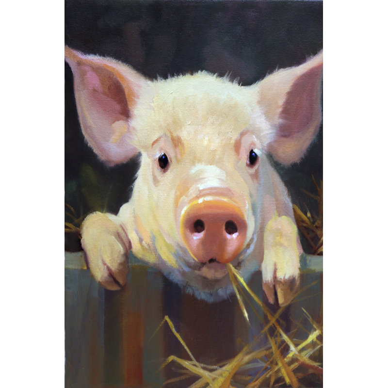 Farm Club I by Carolyne Hawley - Wrapped Canvas Painting, 76cm H x 51cm W