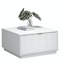 Table basse avec tiroir Coastal, finition blanche