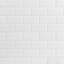 Thassos 3X6 Beveled Marble Tile