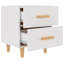 Jahleya 2 Drawer Bedside Table-122938569