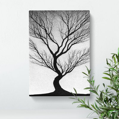 Shadow Of A Tree No.2 - Wrapped Canvas
