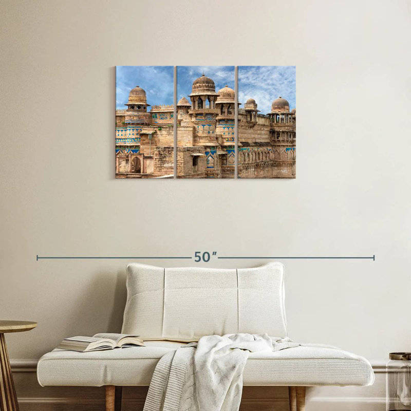 Lilie Gwalior Fort, 20" H x 33" W