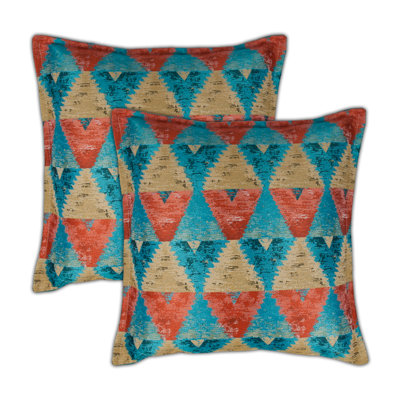 Coussin madras anthracite