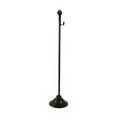 30" Black Metal Christmas Wreath Hanger Stand