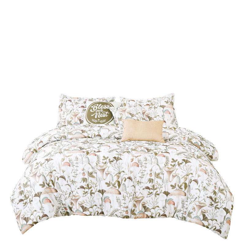 Oona 6 Piece Comforter Set, Queen Comforter + 5 Additional Pieces