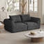Canapé Boneless de 76,4 po en forme de nuage, canapé à assise profonde avec coussins, canapé moderne sans rembourrage confortable, 1 pièce pour salon, chambre à coucher, appartement, housse amovible, sans assemblage requis, graphite-1513548876