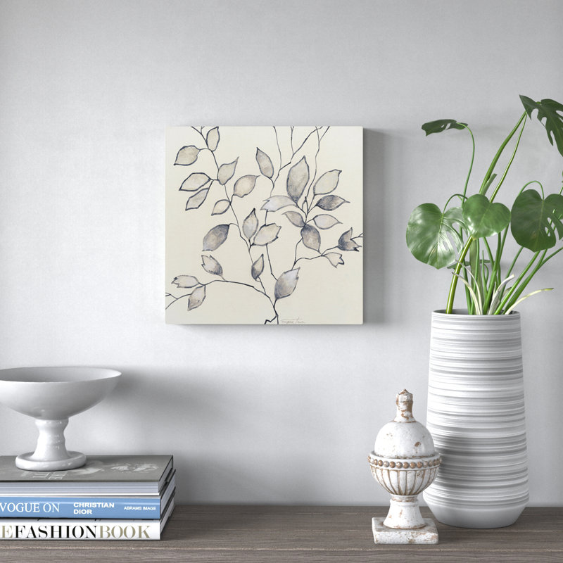 Whispering Leaves I - reproduction d'art, H 16 po x l 16 po, Toile tendue, Sans cadre