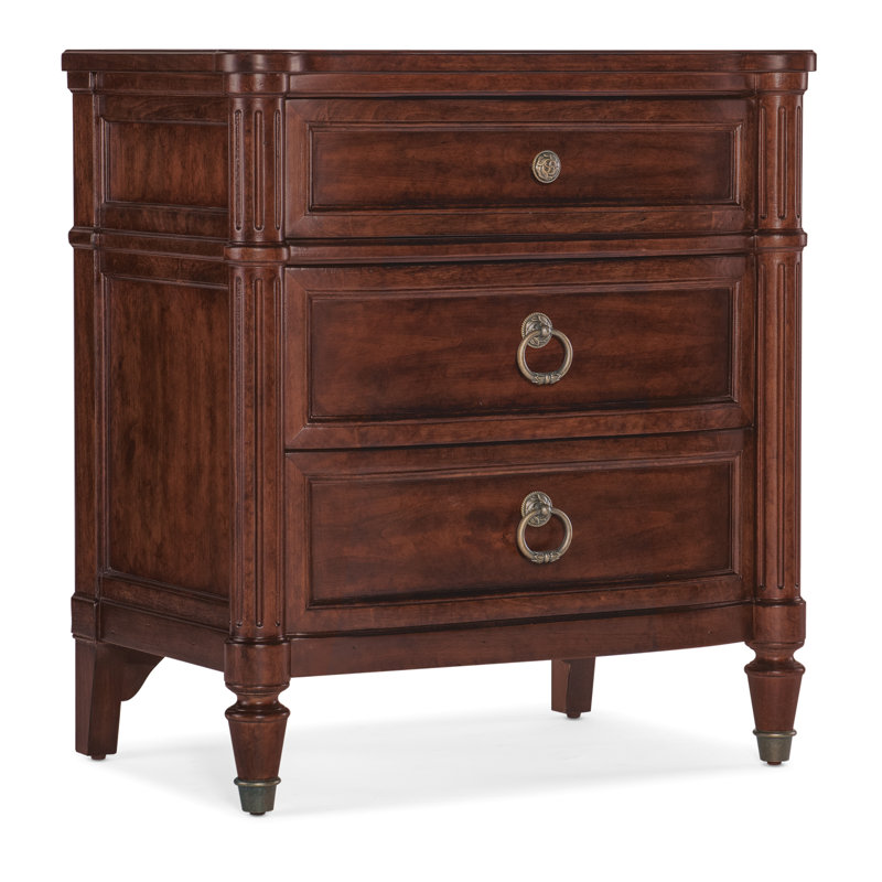 Table de chevet Charleston, Cerise marasquin