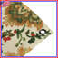 Tapisserie murale motif floral médaillon - Décoration murale médaillon-730324934
