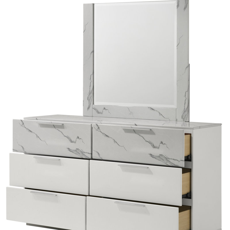 Miroir Mist White
