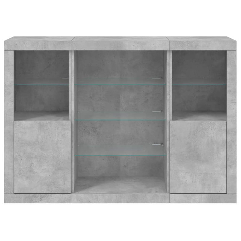 Badgeley 142.5cm Sideboard, Concrete Grey