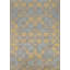 Tapis géométrique All-Over Gabbeh fait à la main 8 x 9