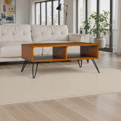 Table basse à 4 pieds avec rangement Jorgenson