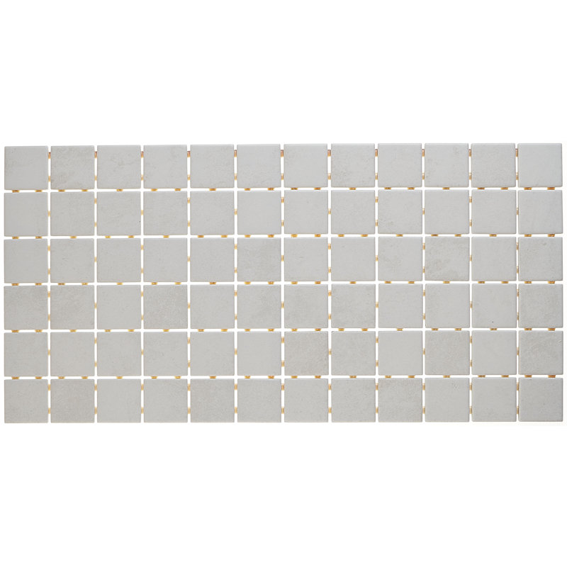 Fairfield 2" x 2" Ceramic Mosaic Tile, Ice