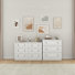 2-piece Bedroom Set: 6-drawer Dresser & 3-drawer Dresser (set Of 2)
