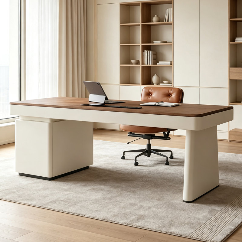 Bureau haut de gamme de luxe, H 29,92 po x l 70,87 po x P 31,5 po