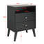 Table de chevet 2 tiroirs Breux-620740128