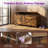  Storage Ottoman Bench With U-Shaped Handle Frame-1751142224
