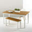 Banc en bois massif Pfarr
