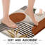 Ensemble de rideau de douche Boho Mid Century