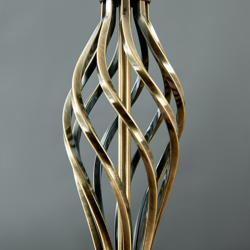 Mancia Metal Table Lamp, No, Antique Brass