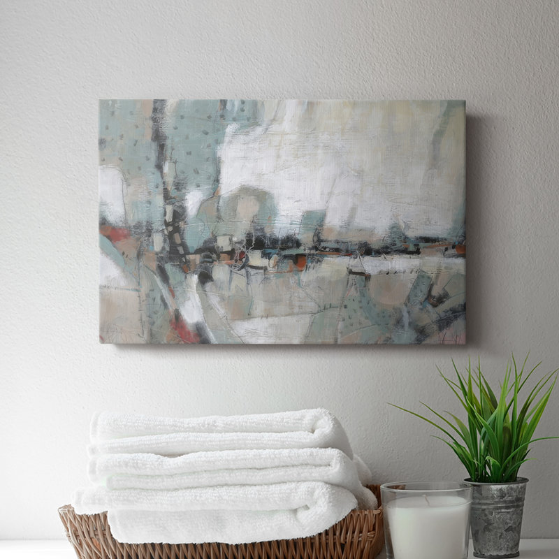 Embellished Patchwork II -Gallery Wrapped Cavas, 12" H x 18" W