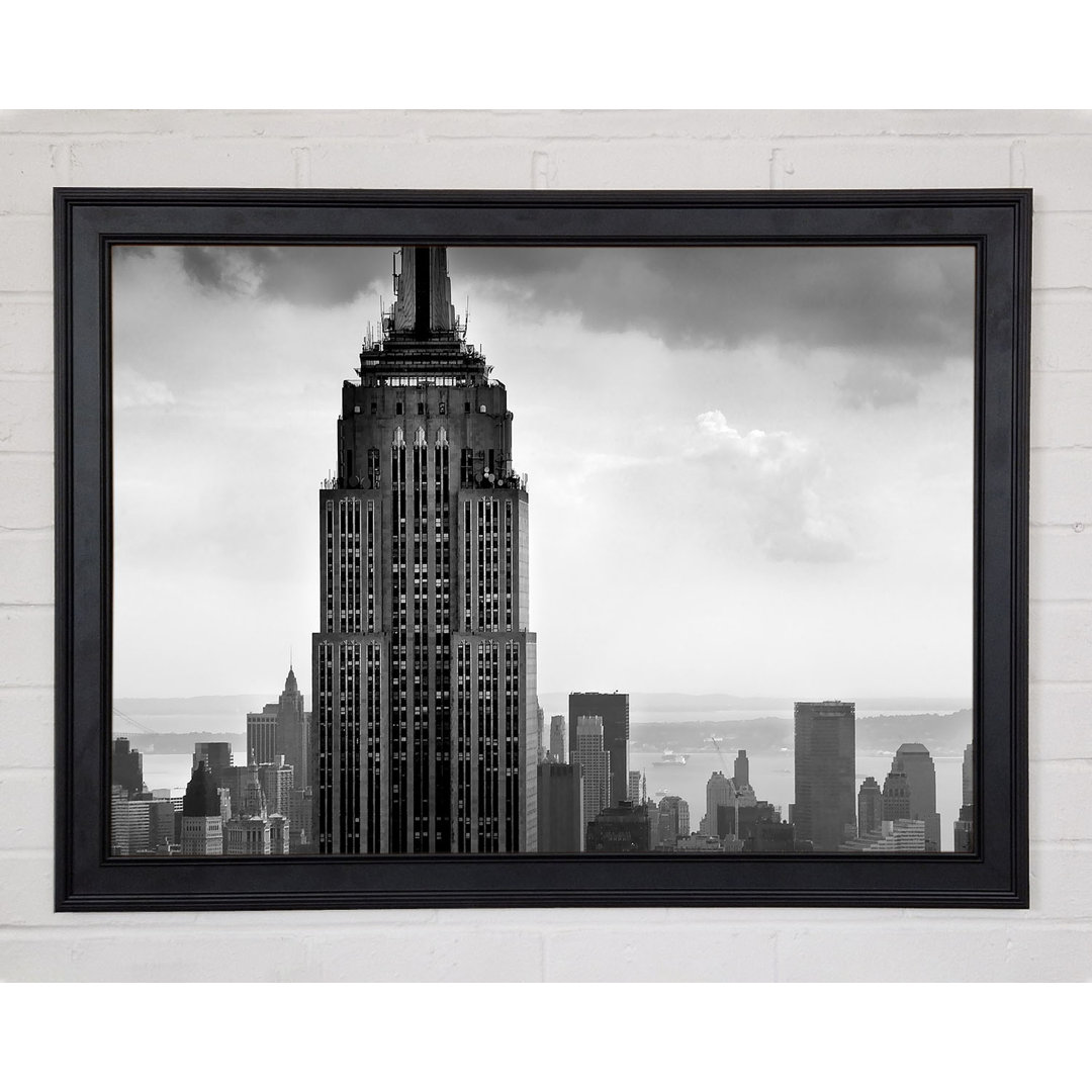 Empire State Building B N W - Druck