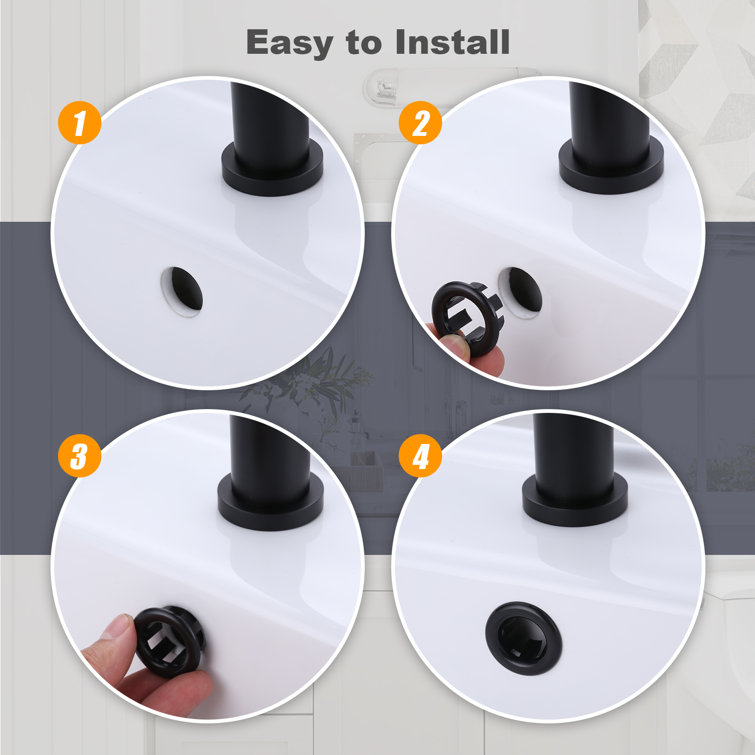 Hole Sink Cover Plug Kitchen Overflow Bathroom Ring Stopper Wash