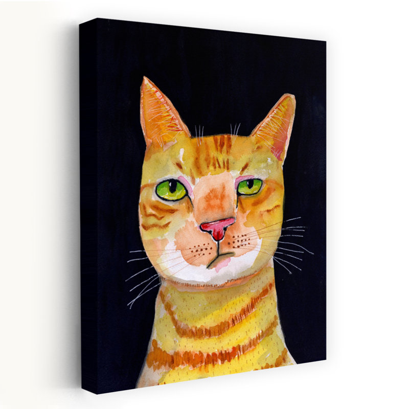 Art contemporain, art contemporain pour chat, H 24 po x l 16 po