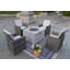 Ensemble de conversation pour 4 personnes avec coussins Dessouses