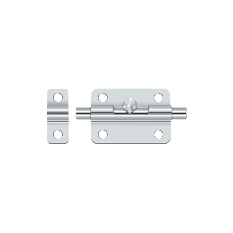 Barrel Latch/Catch/Bolt, Polished Chrome