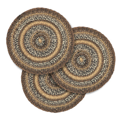 Espresso Jute Trivet 15 Set of 3